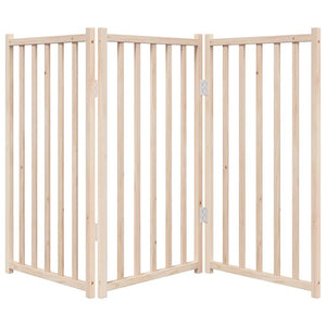 Faltbares Hundegitter, 3 Paneele, 150cm, Tannenholz