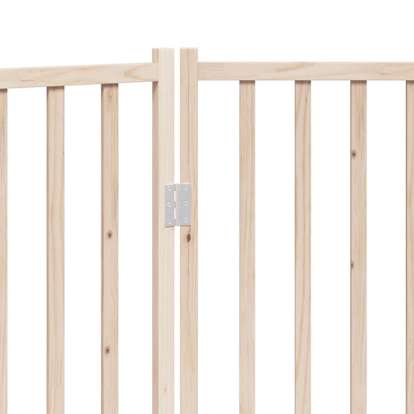 Faltbares Hundegitter, 3 Paneele, 150cm, Tannenholz