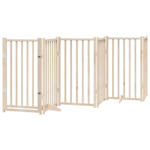 Faltbares Hundegitter mit Tür, 300 cm, Tanne
