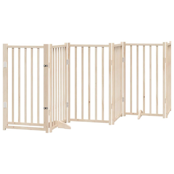Faltbares Hundegitter mit Tür, 300 cm, Tanne