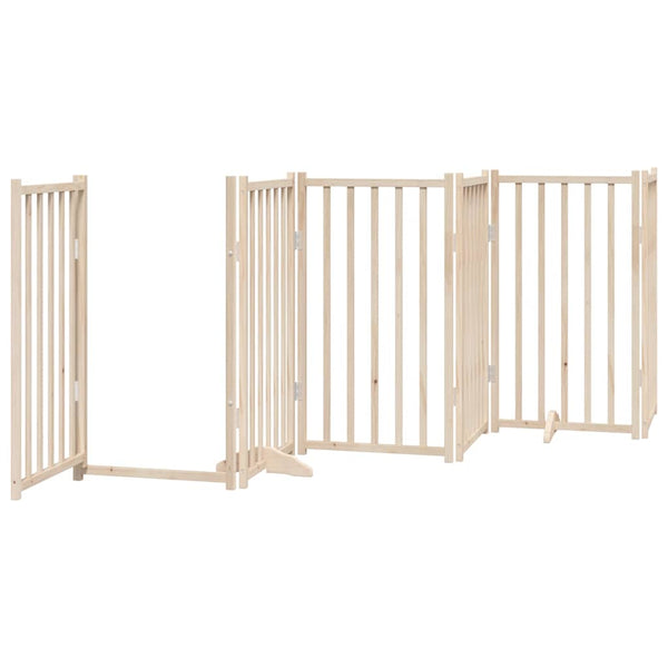Faltbares Hundegitter mit Tür, 300 cm, Tanne