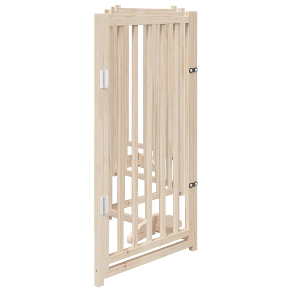 Faltbares Hundegitter mit Tür, 300 cm, Tanne