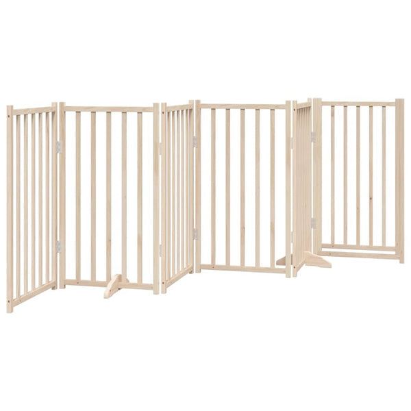 Faltbares Hundegitter mit Tür, 300 cm, Tanne