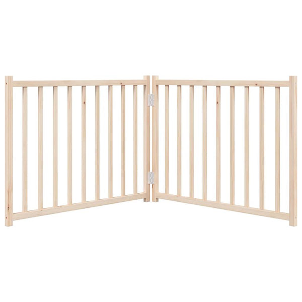 Faltbares Hundetor aus Holz, 160cm