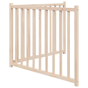 Faltbares Hundetor aus Holz, 160cm