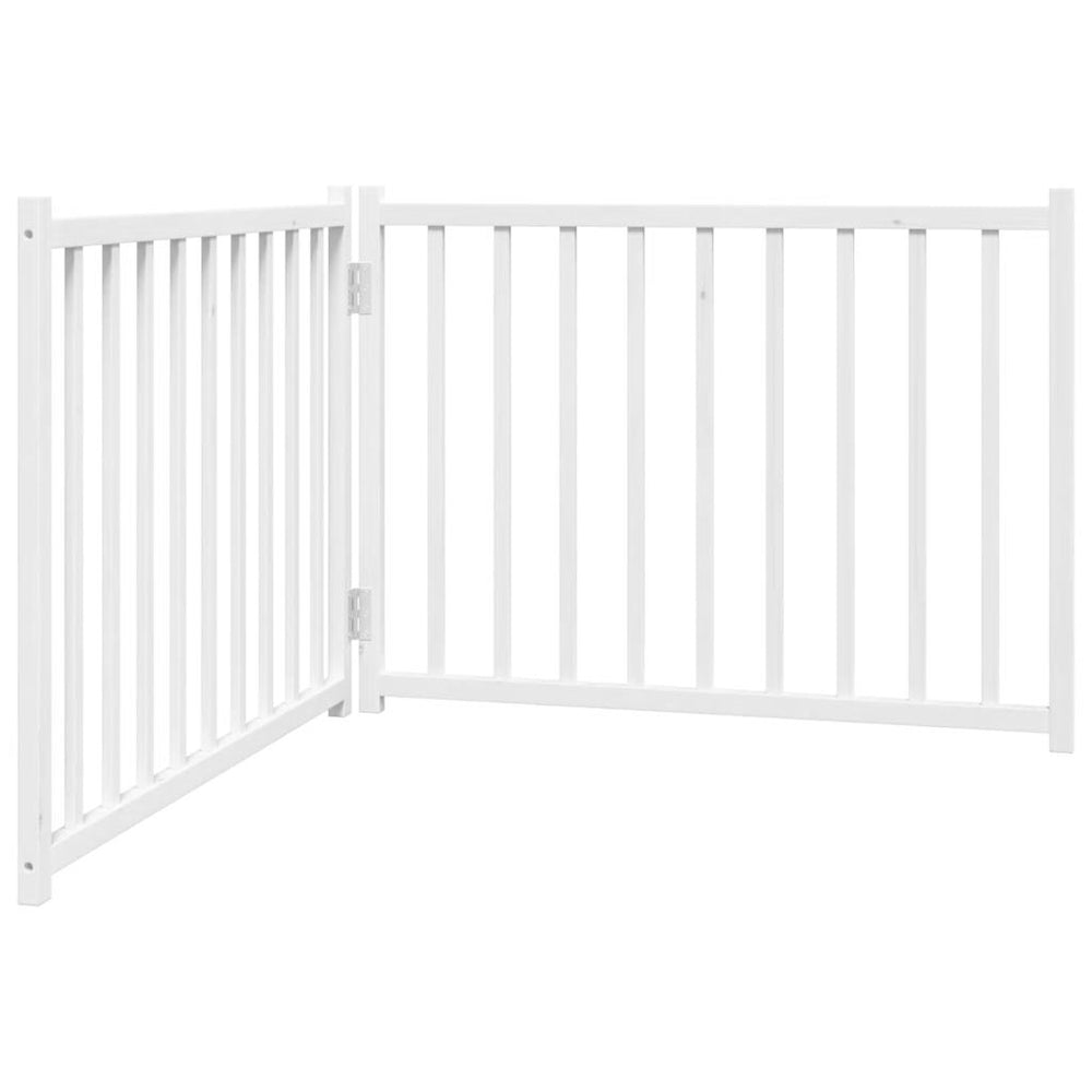 Faltbares Hundetor, 160 cm, Weiß