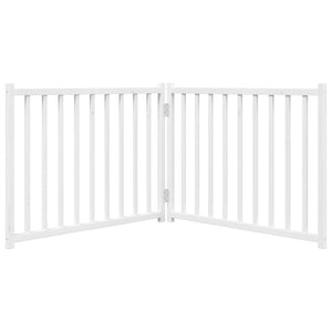 Faltbares Hundetor, 160 cm, Weiß