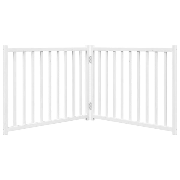 Faltbares Hundetor, 160 cm, Weiß