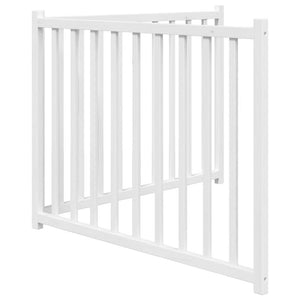 Faltbares Hundetor, 160 cm, Weiß
