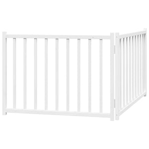 Faltbares Hundetor, 160 cm, Weiß