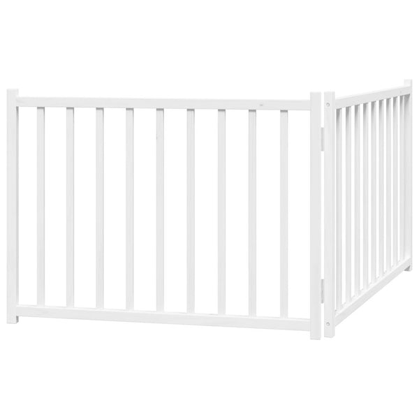 Faltbares Hundetor, 160 cm, Weiß