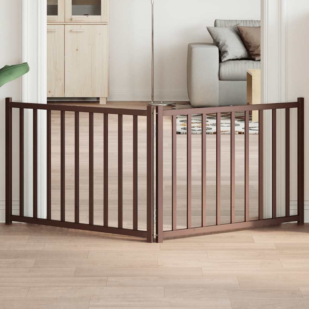 Faltbares Hundetor, 160 cm, Massivholz