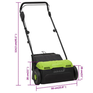 1500W Elektro-Rasenlüfter 2-in-1