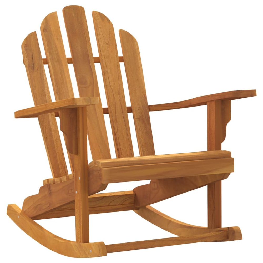 Adirondack Schaukelstuhl Teakholz