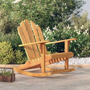 Adirondack Schaukelstuhl Teakholz