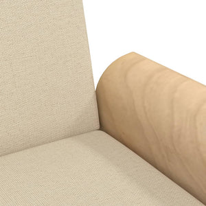 Creme Schlafsofa mit Armlehnen