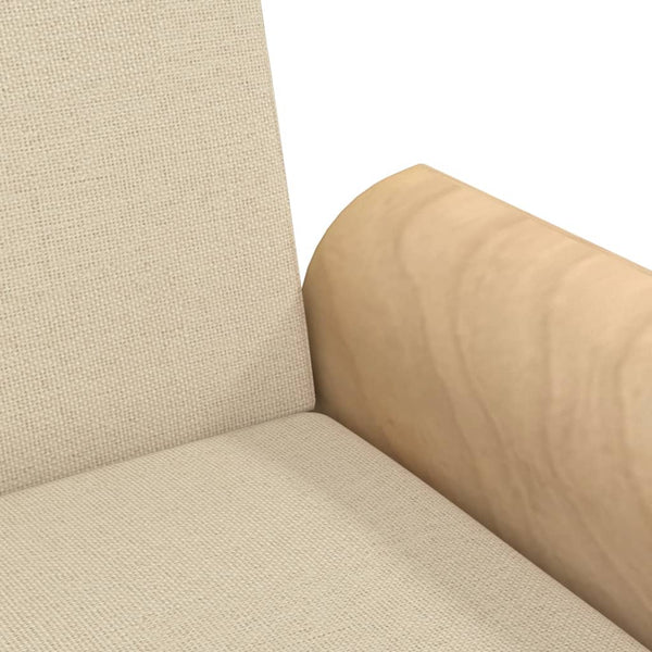 Creme Schlafsofa mit Armlehnen