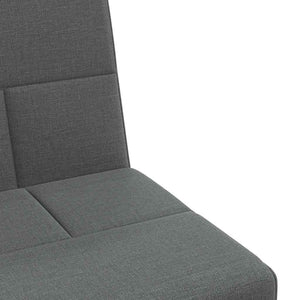 Schlafsofa Dunkelgrau mit Getränkehaltern