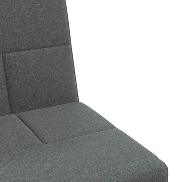 Schlafsofa Dunkelgrau mit Getränkehaltern