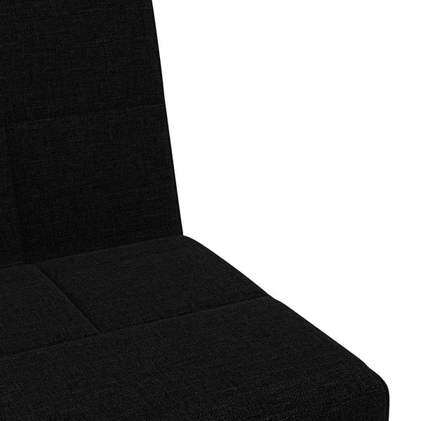 Schlafsofa Schwarz mit Getränkehaltern