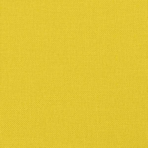 vidaXL Canapé-lit avec porte-gobelets Jaune clair Tissu