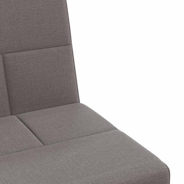 Schlafsofa Taupe mit Getränkehaltern