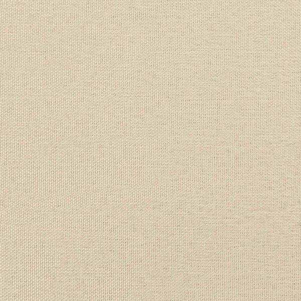 vidaXL Canapé-lit avec coussins Crème Tissu