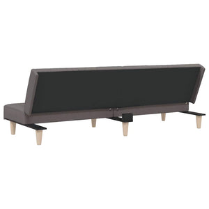 Schlafsofa Taupe Stoff