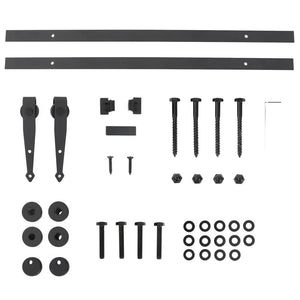 Mini Schiebetürbeschlag Set 122cm