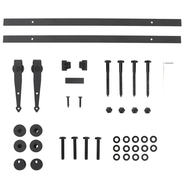 Mini Schiebetürbeschlag Set 122cm