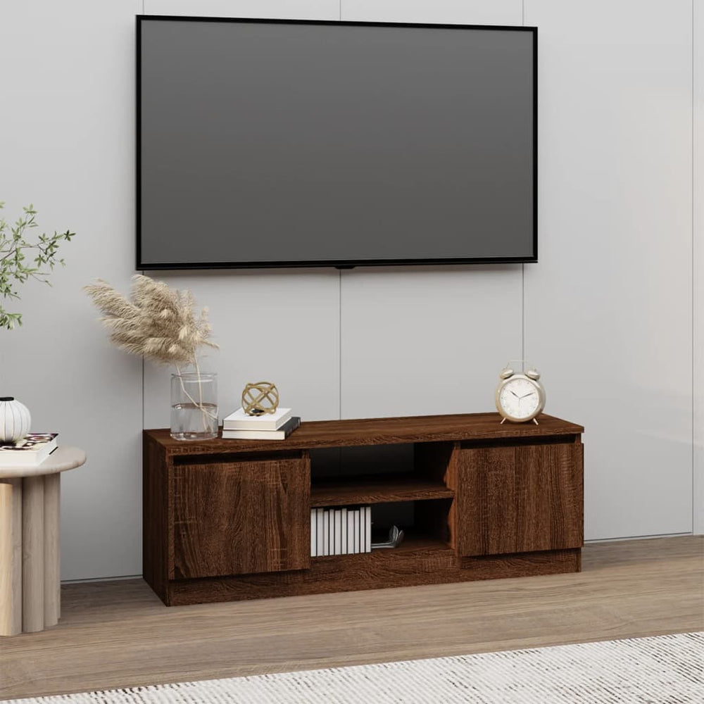 TV-Schrank Braun Eichen-Optik 102 cm