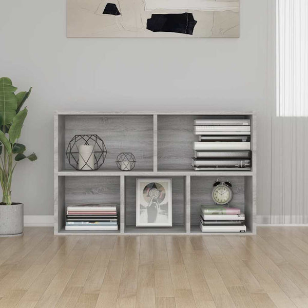 Bücherregal Sideboard Grau Sonoma 50x80 cm