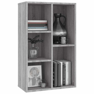 Bücherregal Sideboard Grau Sonoma 50x80 cm