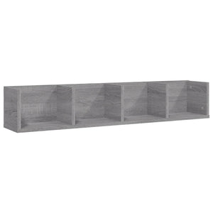 CD-Wandregal Grau Sonoma 100 cm