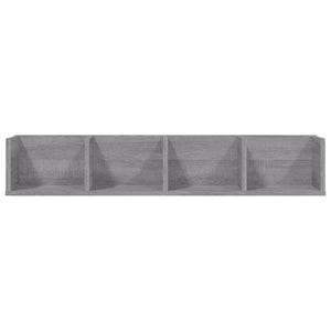 CD-Wandregal Grau Sonoma 100 cm