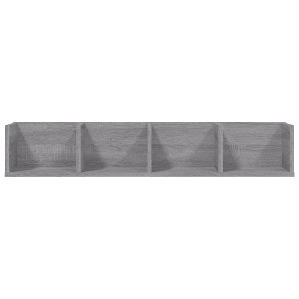 CD-Wandregal Grau Sonoma 100 cm
