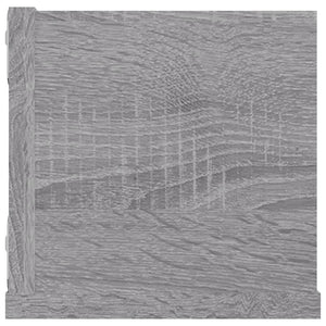 CD-Wandregal Grau Sonoma 100 cm