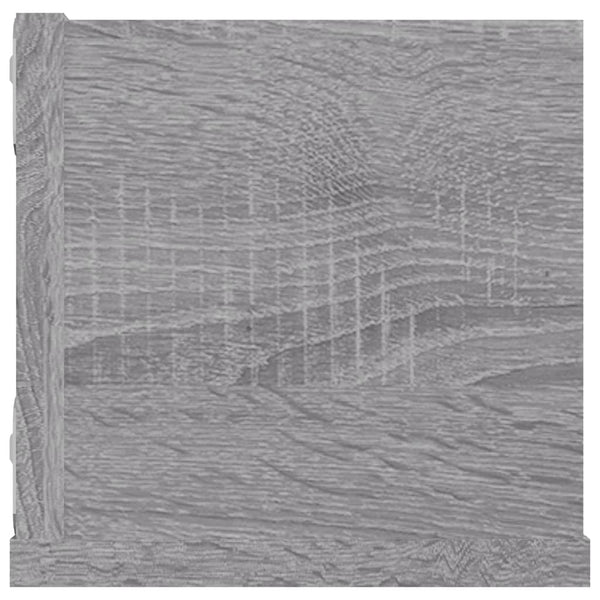 CD-Wandregal Grau Sonoma 100 cm