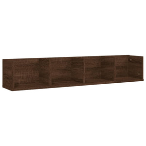 CD Wandregal Braun Eiche 100cm