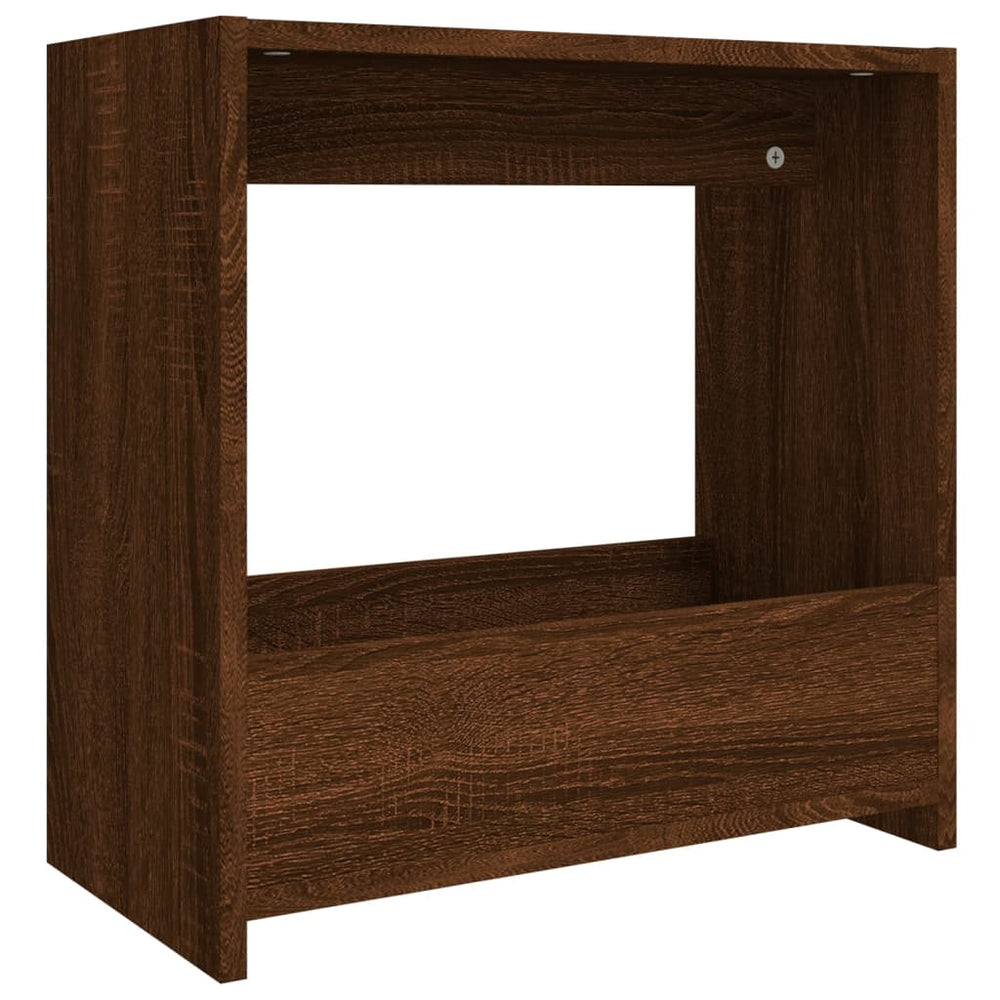 Beistelltisch Braun Eichenoptik 50x26x50 cm
