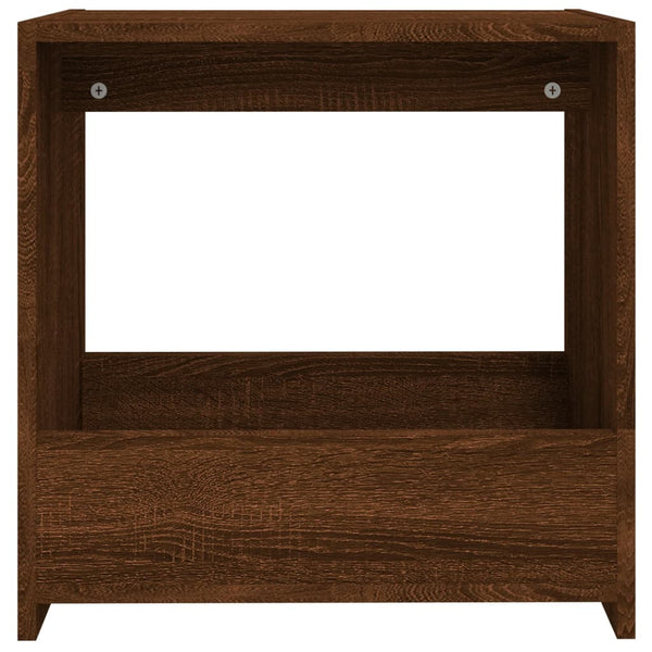 Beistelltisch Braun Eichenoptik 50x26x50 cm