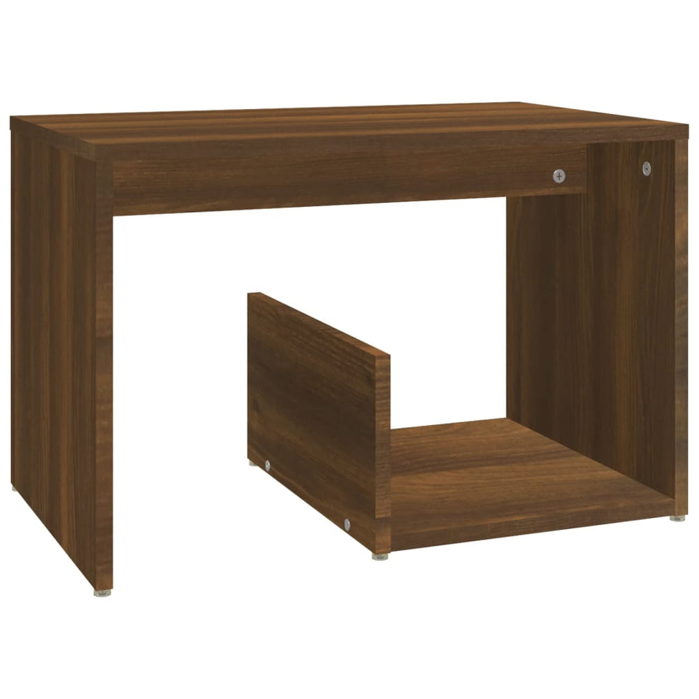 Beistelltisch Braun Eichenoptik 59x36x38 cm