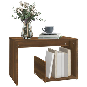 Beistelltisch Braun Eichenoptik 59x36x38 cm