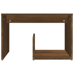 Beistelltisch Braun Eichenoptik 59x36x38 cm