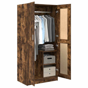 Kleiderschrank Räuchereiche 82,5x51,5x180 cm