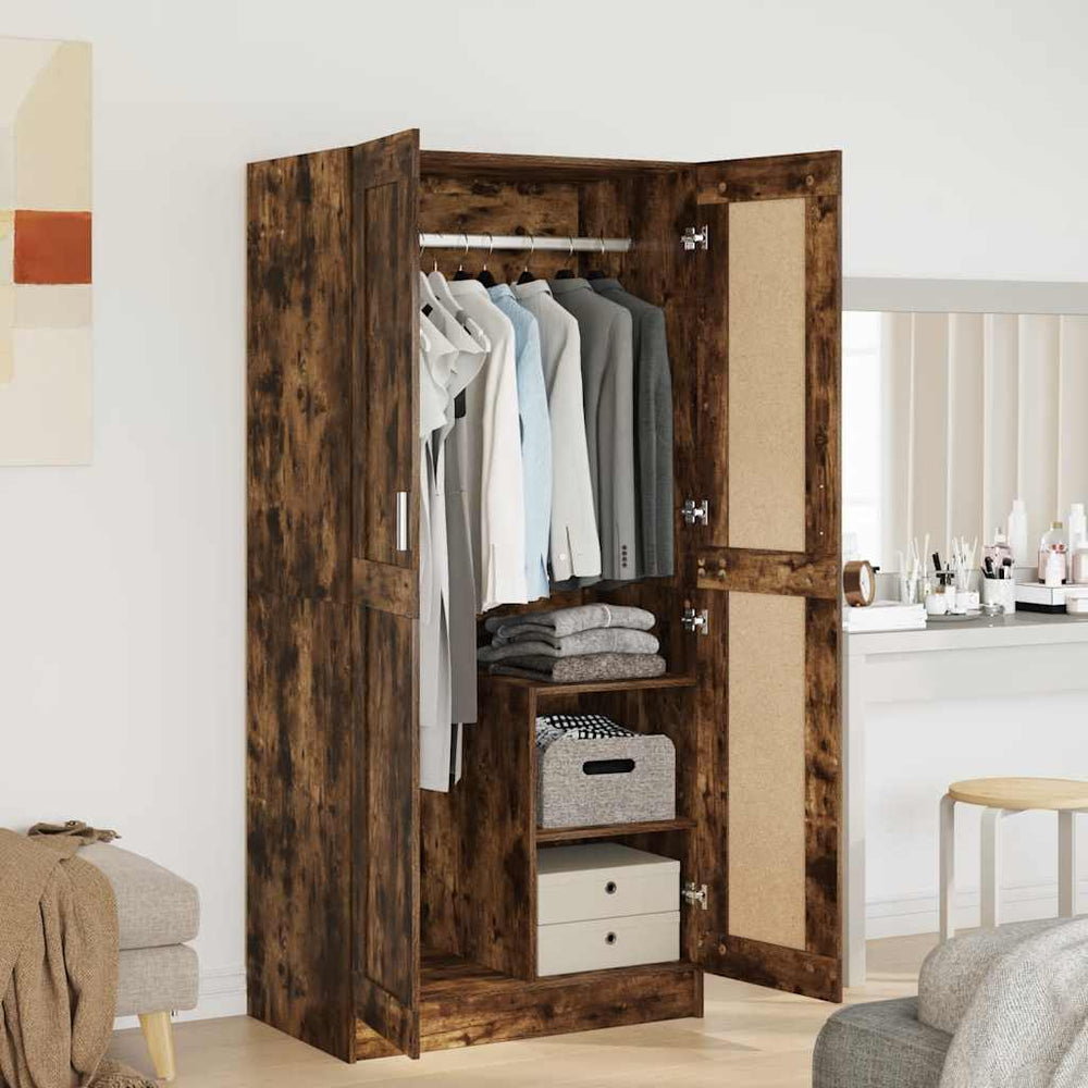 Kleiderschrank Räuchereiche 82,5x51,5x180 cm