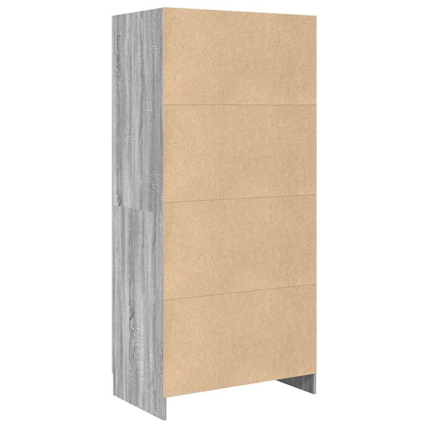 Kleiderschrank Grau Sonoma 82,5x51,5x180 cm