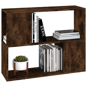 Bücherregal Raumteiler Räuchereiche 80x63 cm