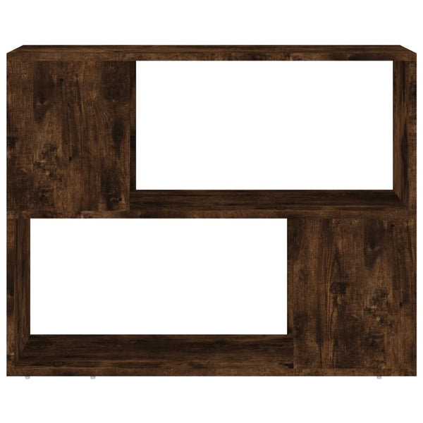 Bücherregal Raumteiler Räuchereiche 80x63 cm