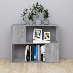 Graues Bücherregal Sonoma 80x63 cm